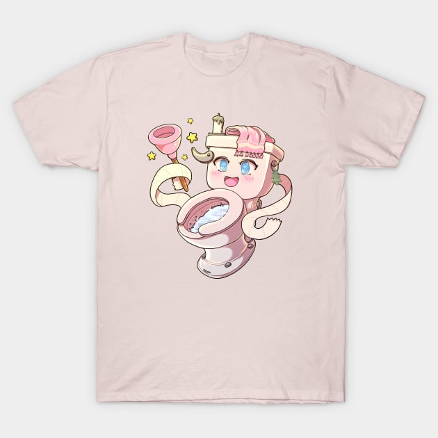 Toilet-chan T-Shirt by mogstomp